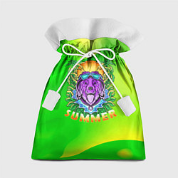 Мешок для подарков Summer dog Собачка, цвет: 3D-принт