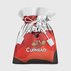 Мешок для подарков Cuphead веселая красная чашечка, цвет: 3D-принт