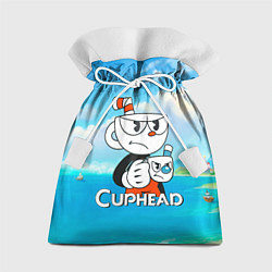 Мешок для подарков Cuphead сердитая чашечка, цвет: 3D-принт