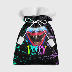 Мешок для подарков POPPY PLAYTIME HAGGY WAGGY - ПОППИ ПЛЕЙТАЙМ краска, цвет: 3D-принт