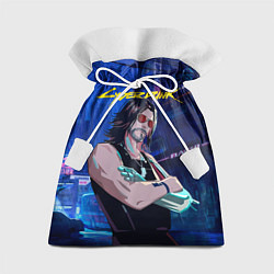 Мешок для подарков Johnny Cyberpunk2077, цвет: 3D-принт