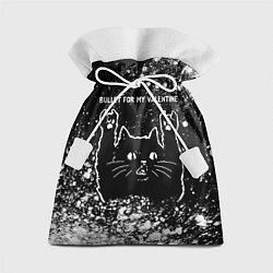 Мешок для подарков Bullet For My Valentine Rock Cat, цвет: 3D-принт