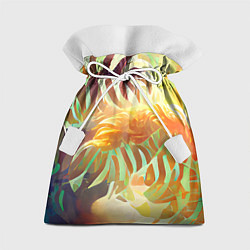 Мешок для подарков Fern leaves, цвет: 3D-принт