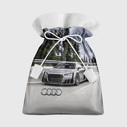 Мешок для подарков Ауди на скоростном шоссе Audi on the expressway, цвет: 3D-принт