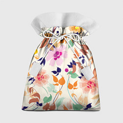 Мешок для подарков Summer floral pattern, цвет: 3D-принт