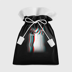Мешок для подарков Sad Neon Girl, цвет: 3D-принт
