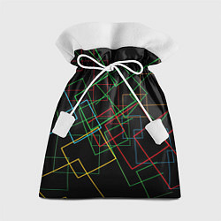Мешок для подарков Ночной неон, цвет: 3D-принт