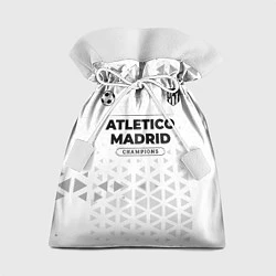 Мешок для подарков Atletico Madrid Champions Униформа, цвет: 3D-принт