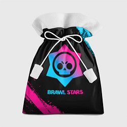 Мешок для подарков Brawl Stars Neon Gradient, цвет: 3D-принт