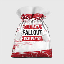 Мешок для подарков Fallout: красные таблички Best Player и Ultimate, цвет: 3D-принт