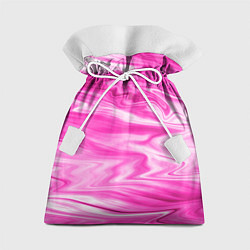 Мешок для подарков Розовая мраморная текстура, цвет: 3D-принт