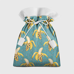 Мешок для подарков Леопардовый банан паттерн, цвет: 3D-принт