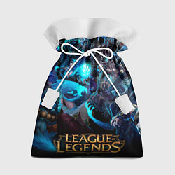 Мешок для подарков Коллаж LoL - Legue of Legends, цвет: 3D-принт