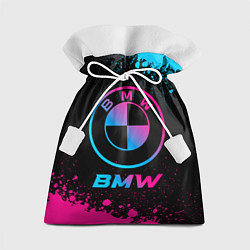 Мешок для подарков BMW - neon gradient, цвет: 3D-принт