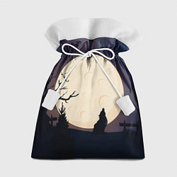 Подарочный мешок Волчица и луна