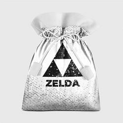 Мешок для подарков Zelda с потертостями на светлом фоне, цвет: 3D-принт