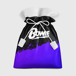Мешок для подарков David Bowie purple grunge, цвет: 3D-принт