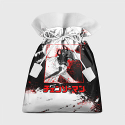 Мешок для подарков Denji - Человек-бензопила, цвет: 3D-принт