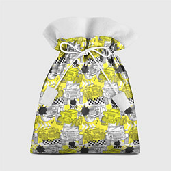 Мешок для подарков Авто и клякса, цвет: 3D-принт