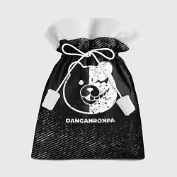 Мешок для подарков Danganronpa с потертостями на темном фоне, цвет: 3D-принт
