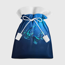 Мешок для подарков Ихтиандр : человек - амфибия рисунок, цвет: 3D-принт