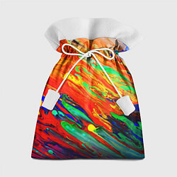 Мешок для подарков Неоновый градиент красок, цвет: 3D-принт