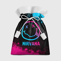 Мешок для подарков Nirvana - neon gradient, цвет: 3D-принт