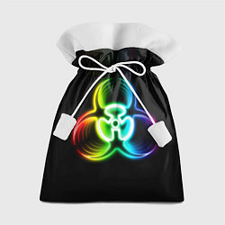 Мешок для подарков Biohazard - неоновый знак, цвет: 3D-принт