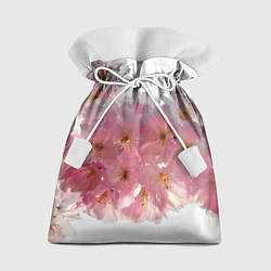 Мешок для подарков Нежно розовая сакура, цвет: 3D-принт