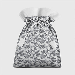 Мешок для подарков Камуфляж М-21 серый, цвет: 3D-принт