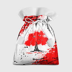 Мешок для подарков Цветущая сакура, цвет: 3D-принт