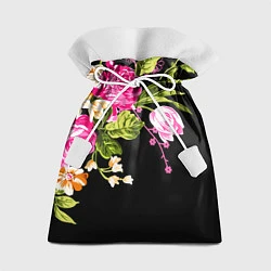 Мешок для подарков Букет цветов, цвет: 3D-принт