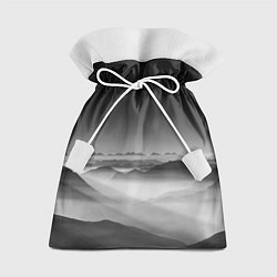 Мешок для подарков Туманные горы, цвет: 3D-принт