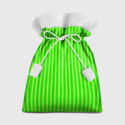 Мешок для подарков Полосы сочное яблоко, цвет: 3D-принт