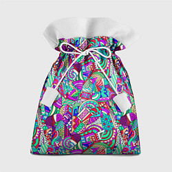 Мешок для подарков Лоскутный паттерн, цвет: 3D-принт