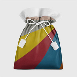 Мешок для подарков Разнoцветные линии, цвет: 3D-принт
