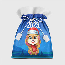 Подарочный мешок 2023 - Новогодний зайчик