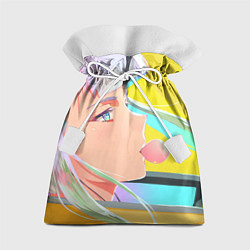 Мешок для подарков Люси жует жвачку, цвет: 3D-принт