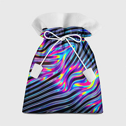 Мешок для подарков Голографические полосы, цвет: 3D-принт
