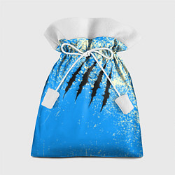 Мешок для подарков Гранж - порезы монстра, цвет: 3D-принт