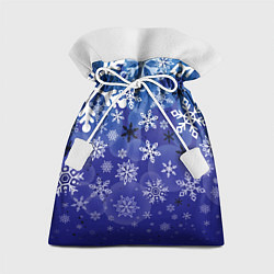 Мешок для подарков Сказочный снегопад, цвет: 3D-принт