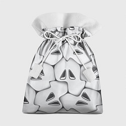 Мешок для подарков Металло-чешуйчатая серая броня, цвет: 3D-принт