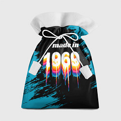 Мешок для подарков Made in 1969: liquid art, цвет: 3D-принт