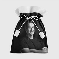 Мешок для подарков Илон Маск, портрет, цвет: 3D-принт