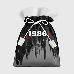 Мешок для подарков 1986 - в красной рамке на темном, цвет: 3D-принт