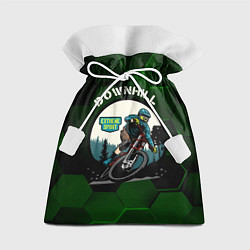 Мешок для подарков Downhill Extreme Sport, цвет: 3D-принт