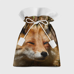 Мешок для подарков Лис дремлет, цвет: 3D-принт