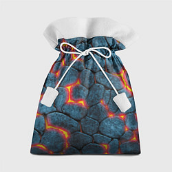 Мешок для подарков Камни в лаве, цвет: 3D-принт