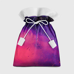 Мешок для подарков Фиолетовый космос, цвет: 3D-принт