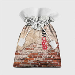 Мешок для подарков Старая кирпичная стена - Бронкс, цвет: 3D-принт